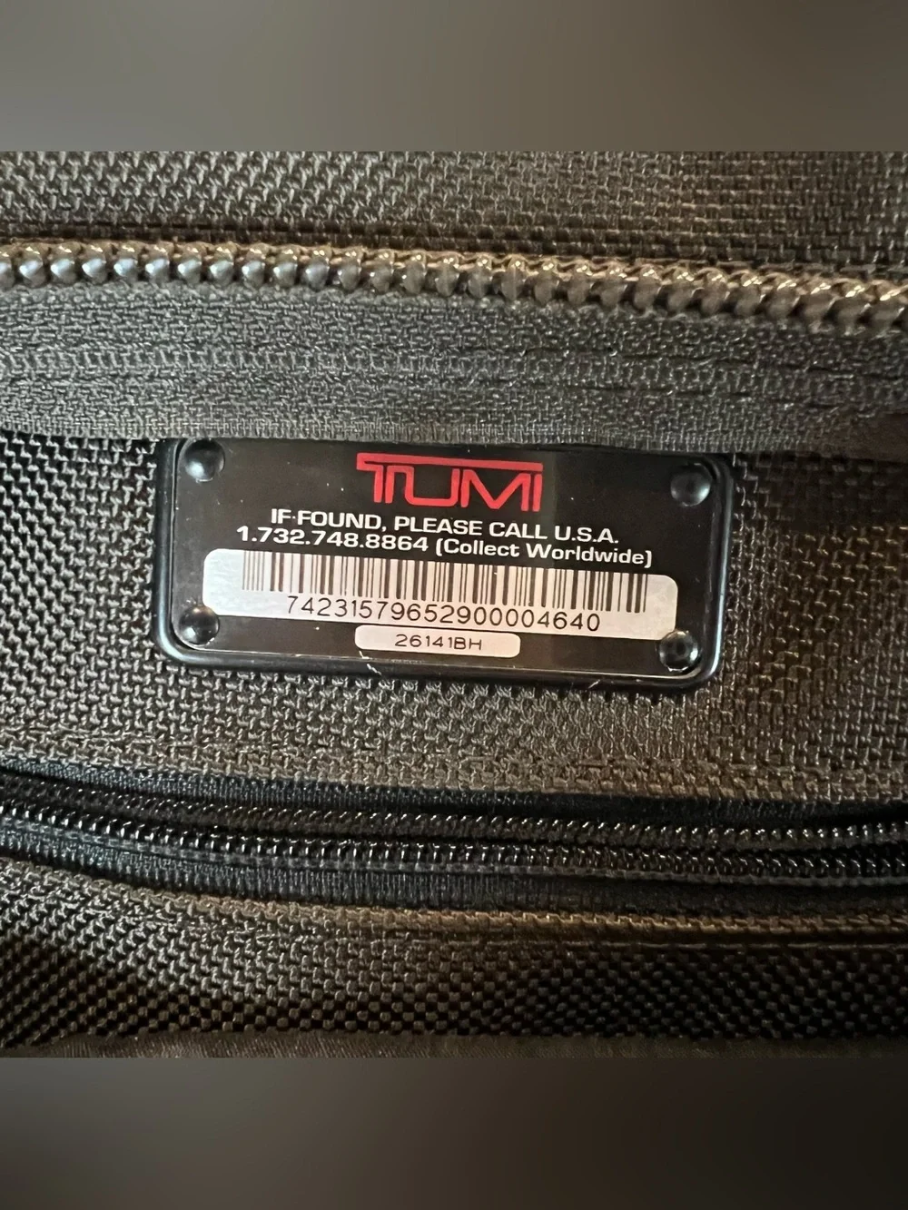 Tumi Alpha Expandable Organizer Computer Briefcase (Style 26141BH)